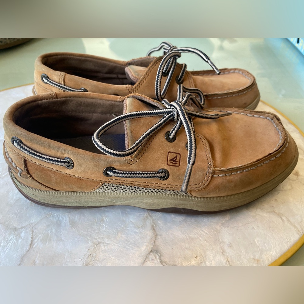Sperry intrepid leather boat shoes